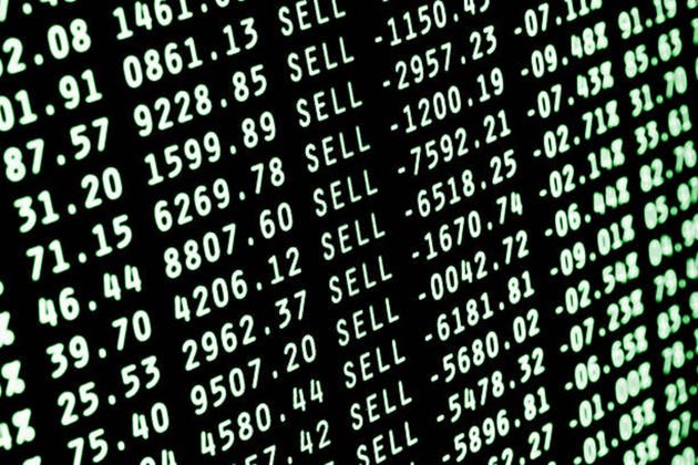 stock market crash sell off trading selling - selling