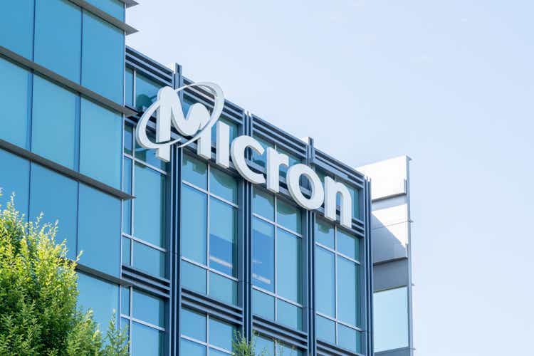 Micron office building in San Jose, California, USA - June 8, 2023.