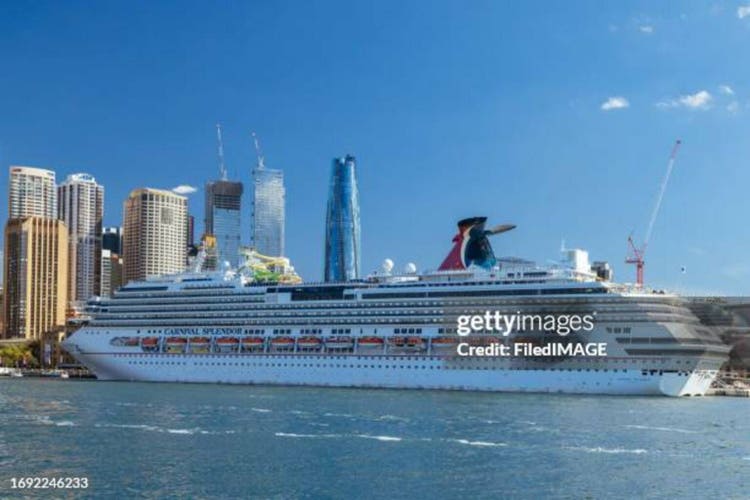 Carnival Splendor Cruise Ship in Sydney