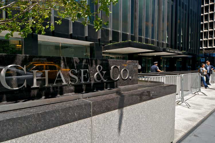 JP Morgan Chase & Co. Headquarters entrance, Park Ave, NYC