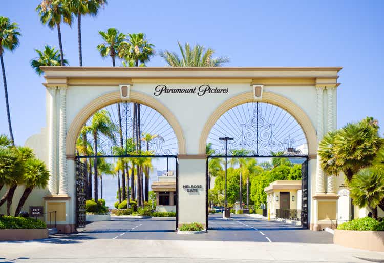 Melrose Gate entrance to Paramount Pictures in Los Angeles, CA