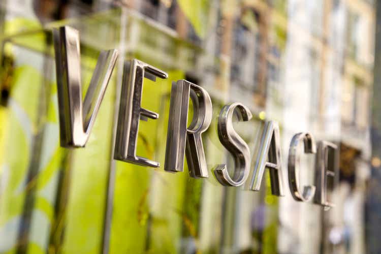 Versace Store Sign In Milan