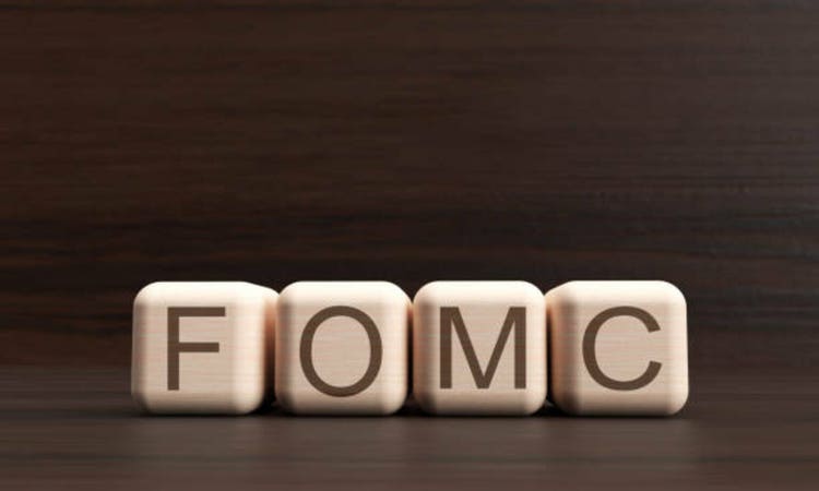 FOMC symbol decoration ornament Federal Open Market Committee banking currency monetary datum wealth policy rate debt fund success exchange trade economy price inflation treasury making money crisis