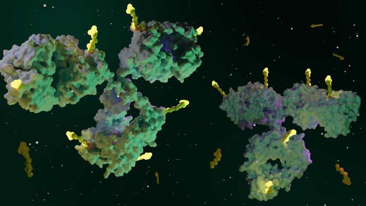 Scattered Antibody drug conjugates or ADCs