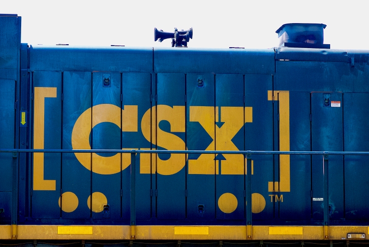 Liberty All-Star Equity Fund CSX Locomotive Close-Up, Folkston, Georgia (<a href=
