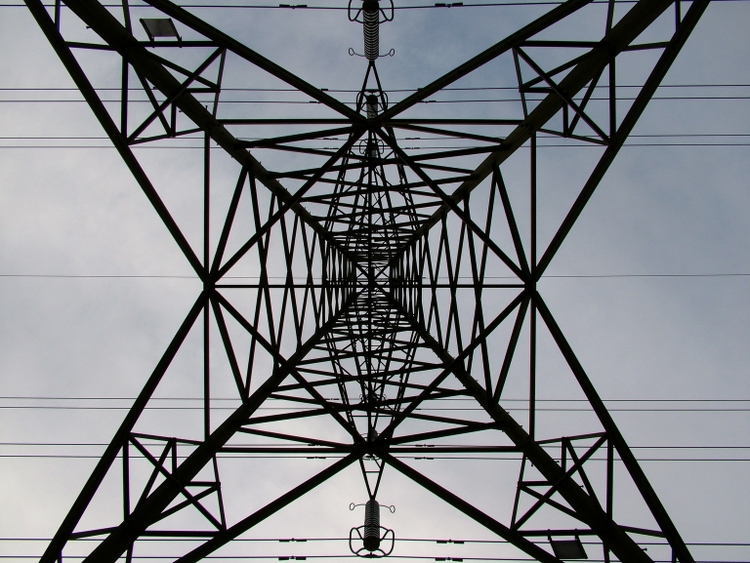 Astratto Pilone elettrica