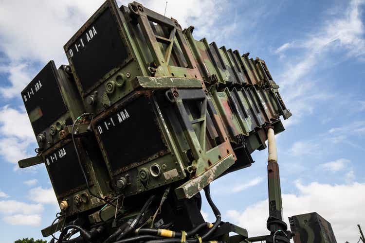 PAC-3 Patriot missile defense system ready to launch