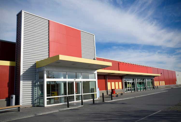 Modern supermarket