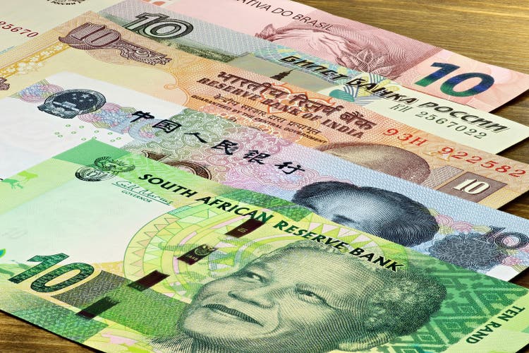 banknotes of the BRICS states