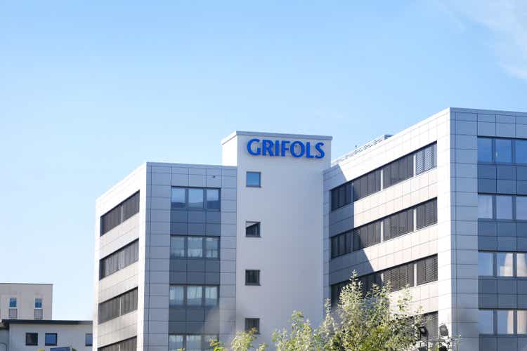 leading global healthcare company Grifols, develops plasma-derived medicines and innovative biopharmaceutical solutions, Biopharmaceutical technologies and drugs, Frankfurt - October 1, 2023