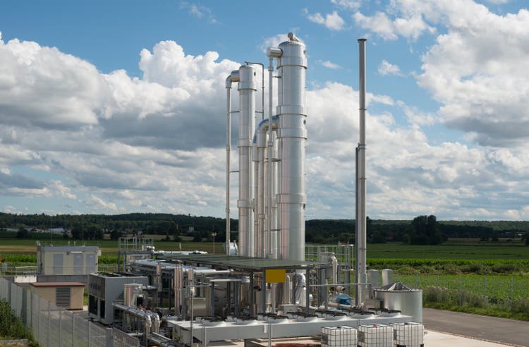 Details of a modern Biomass Plant in Germany