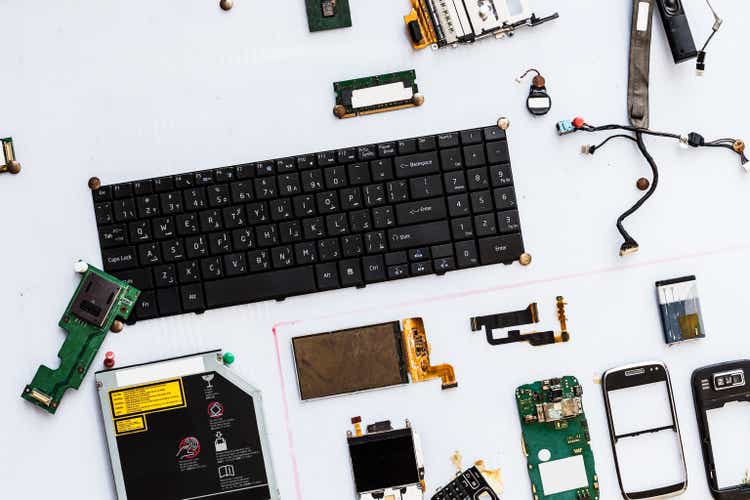 Broken Keyboard and Electronic Hardware