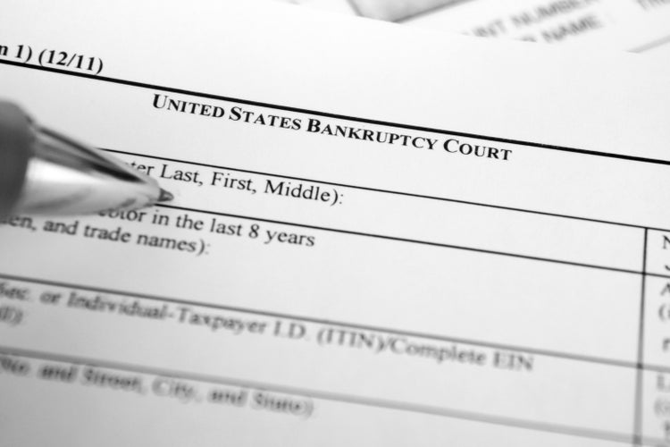 Bankruptcy filing