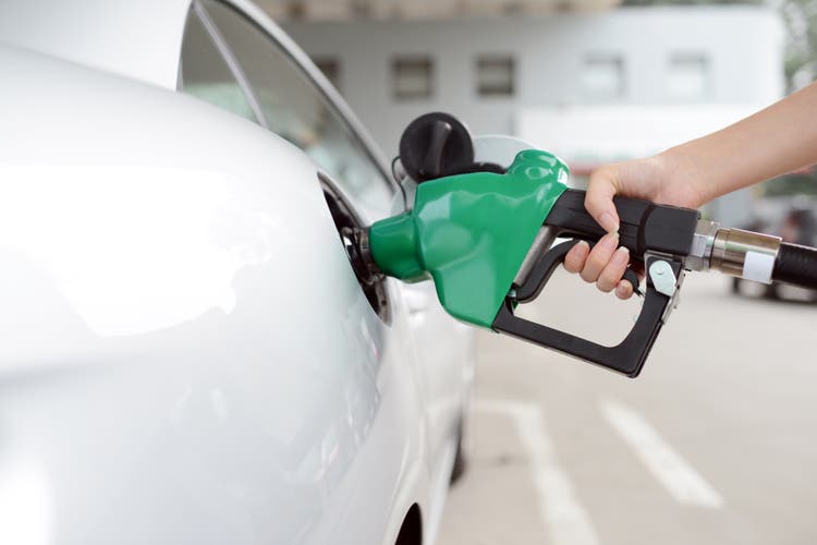 Refueling At Gas Station - XXXXXLarge