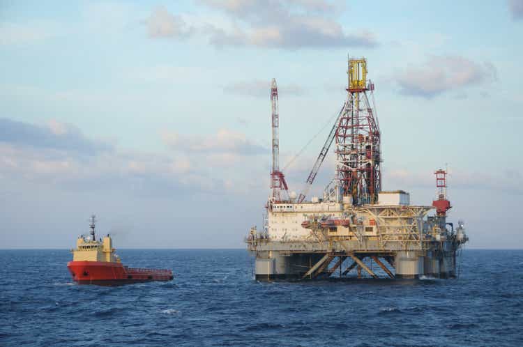 Offshore-Öl-Rig Supply Schiffes.