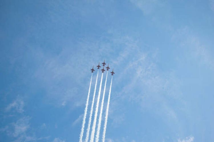 Turkish Air Force"s F-16C Fighting Falcon soars in the air