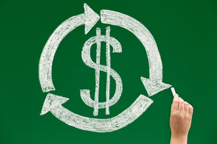 Geld ist immer in Bewegung