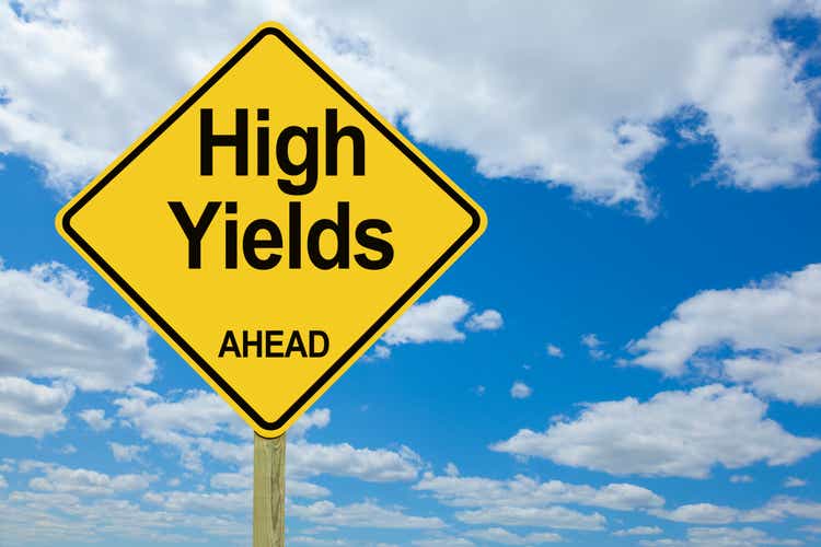 High Yields Ahead Road Sign