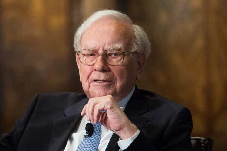 Warren Buffett And BofA CEO Brian Moynihan Speak At Georgetown University