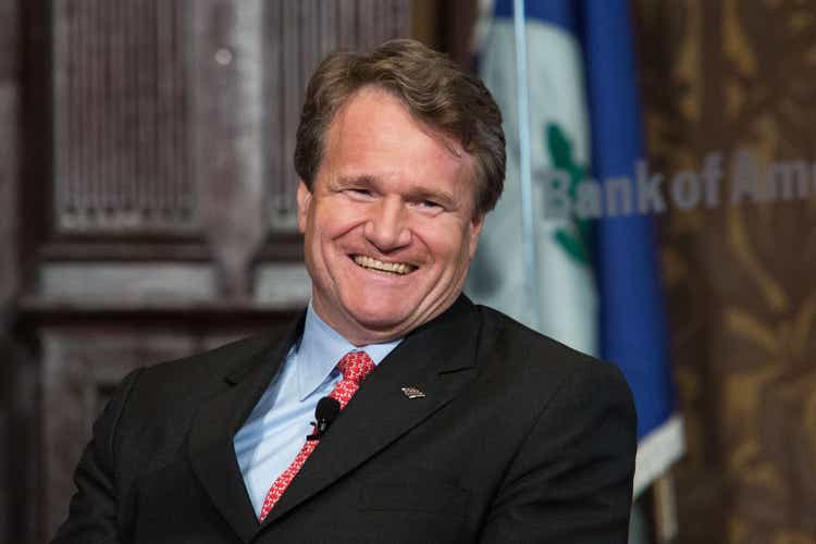 Warren Buffett And BofA CEO Brian Moynihan Speak At Georgetown University