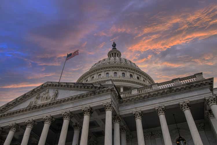 Capitol Building Sunset - Washington DC