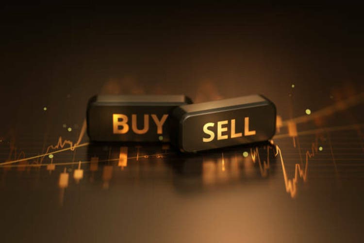 Buy sell gold stock market investment business money finance exchange trade graph chart on 3d financial forex currency growth concept background of profit banking strategy price crypto rate diagram.