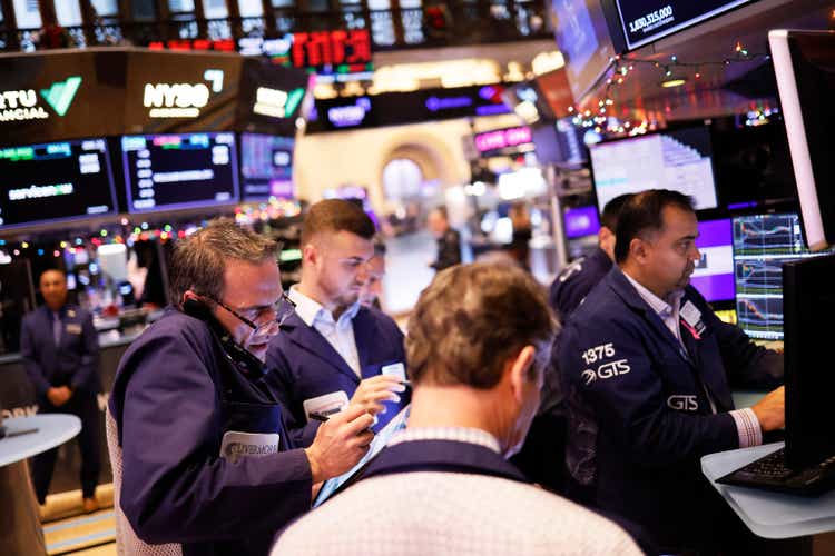 New York Stock Exchange Opens Trading Day, After Dow Closes Prior Day At Highest Level For Year