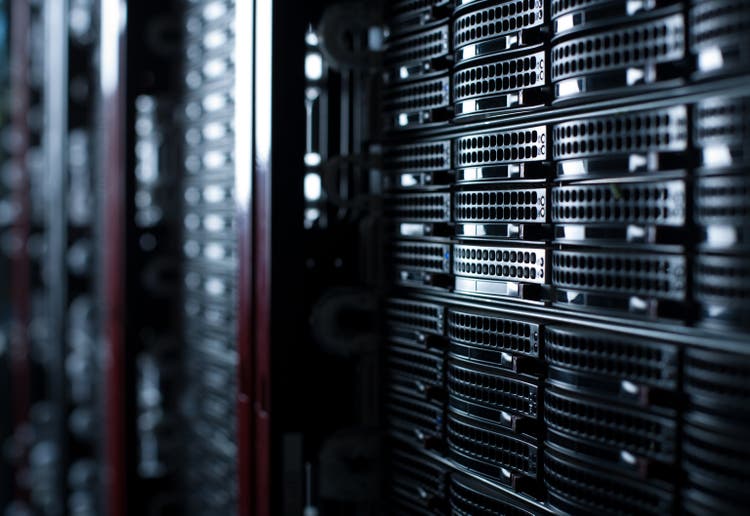 Rackmounted Servers in a Datacenter