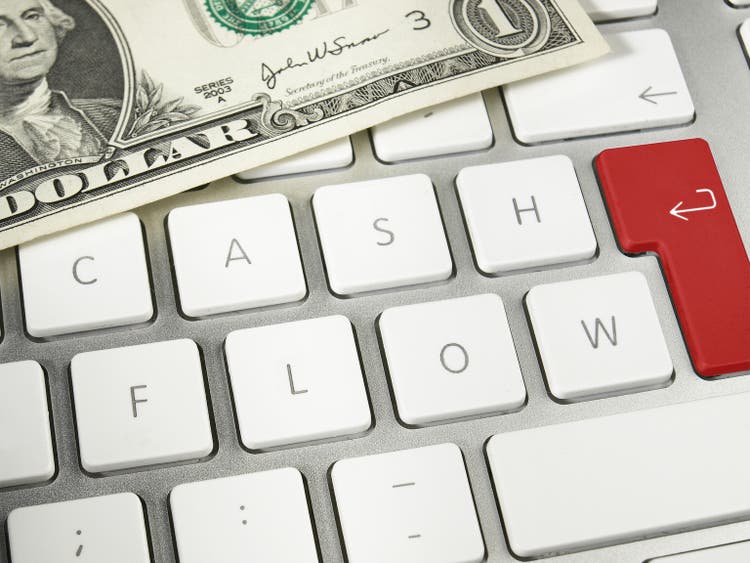 Keyboard - Cash Flow Letters with Dollar Note