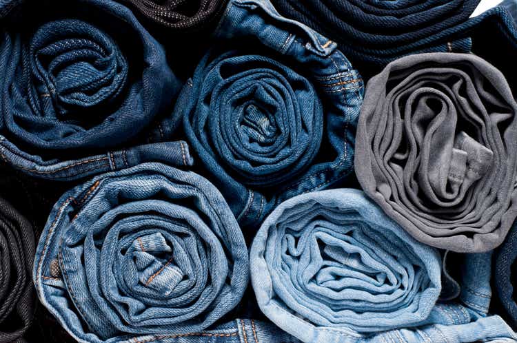 Rolled Denim Jeans