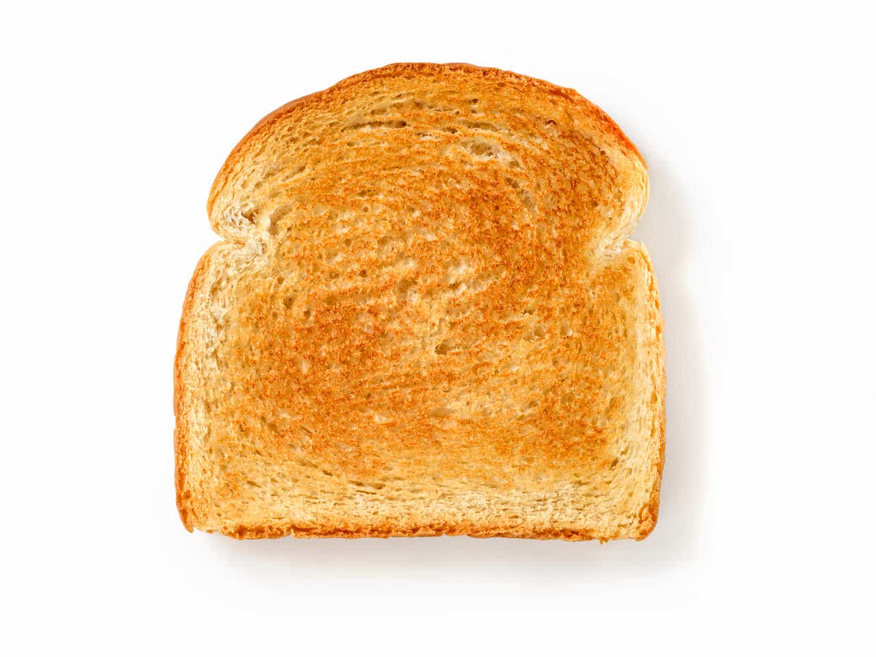 Тост хлеб на белом фоне