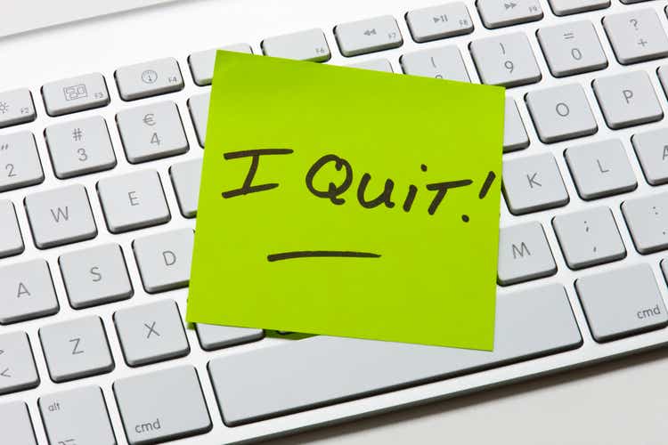 I Quit | Seeking Alpha