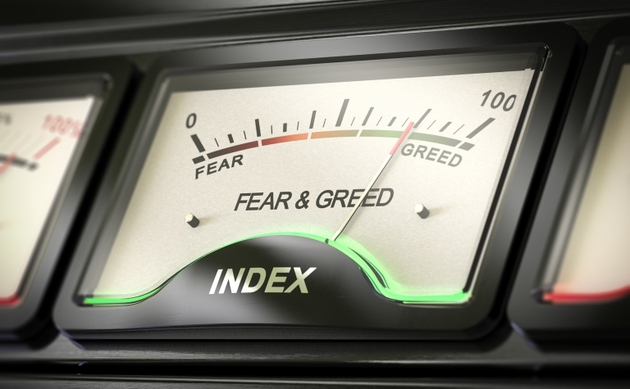 Investor sentiment. Fear and greed index.