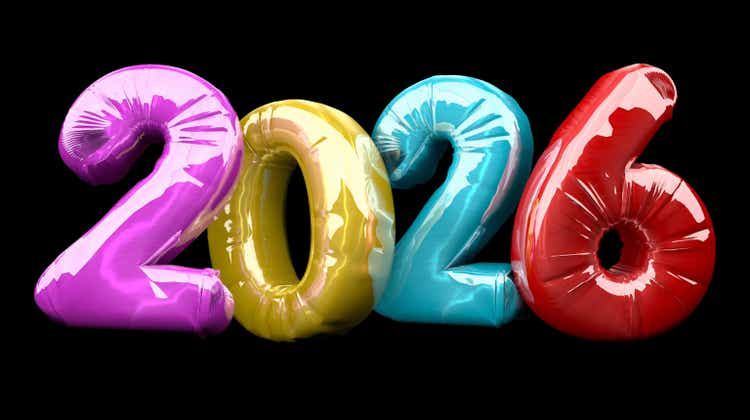 Colorful 2026 Balloons
