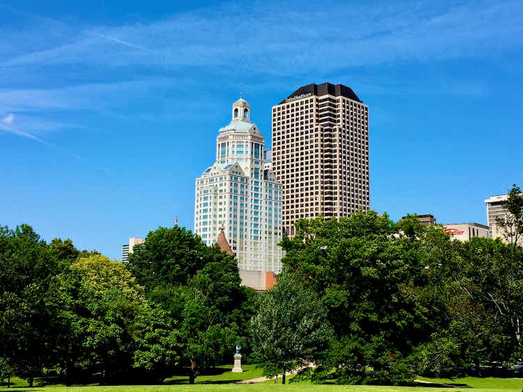 Skyscrapers in Downtown Hartford, Connecticut (<a href='https://seekingalpha.com/symbol/USA' title='Liberty All-Star Equity Fund'>USA</a>)