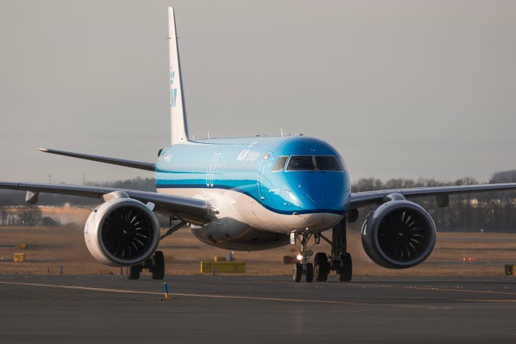KLM (KLM Cityhopper) Embraer E195-E2 REG:PH-NXE at Vaclav Havel Airport Prague