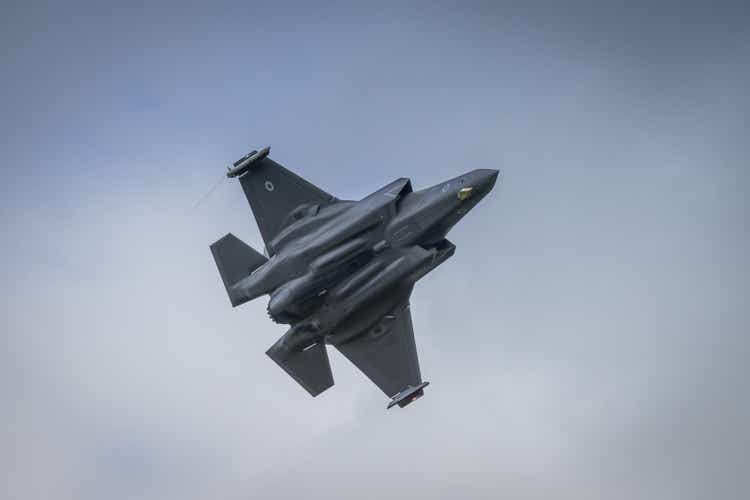 Lockheed Martin F-35 Lightning 2 fighter jet in flight