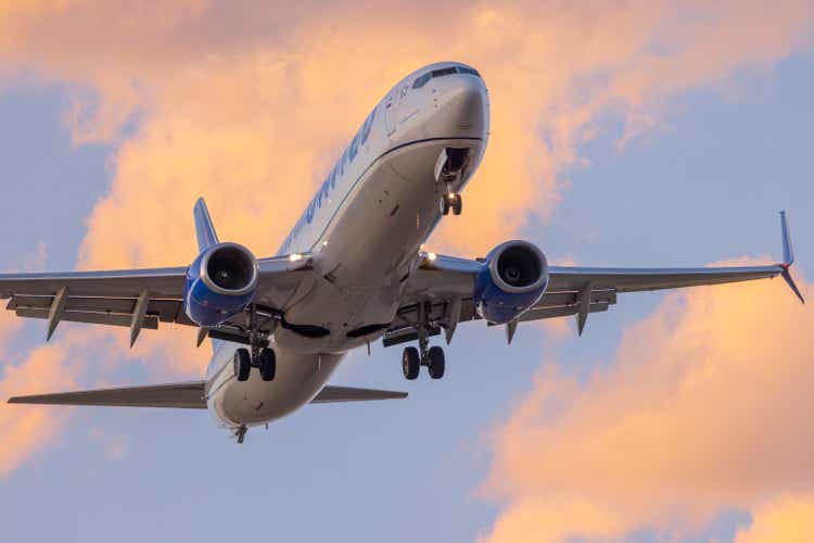 United Airlines 737 Denver.