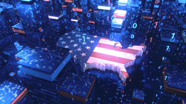 4K-Digital USA Map