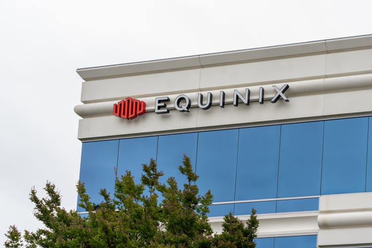Equinix Silicon Valley office building in Sunnyvale, California, USA