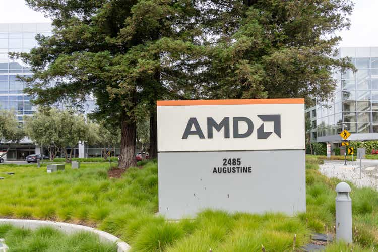 AMD headquarters in Santa Clara, California, USA