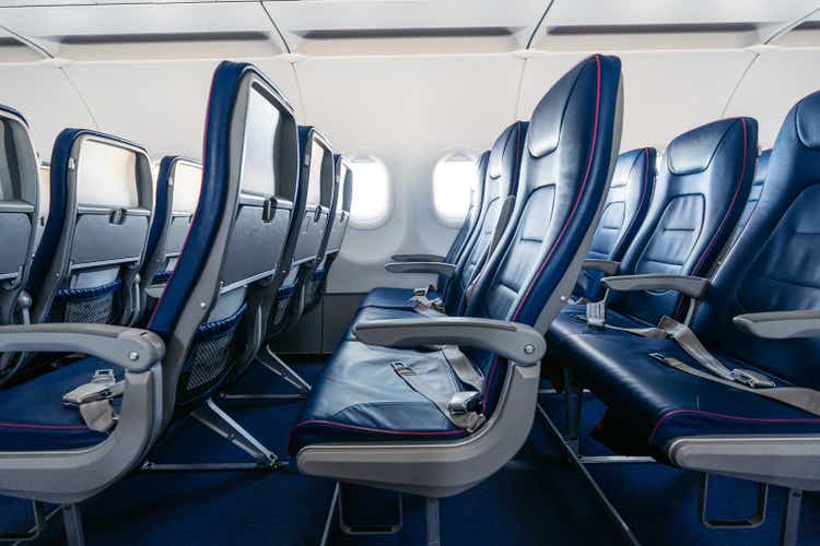 Empty Airplane Seats