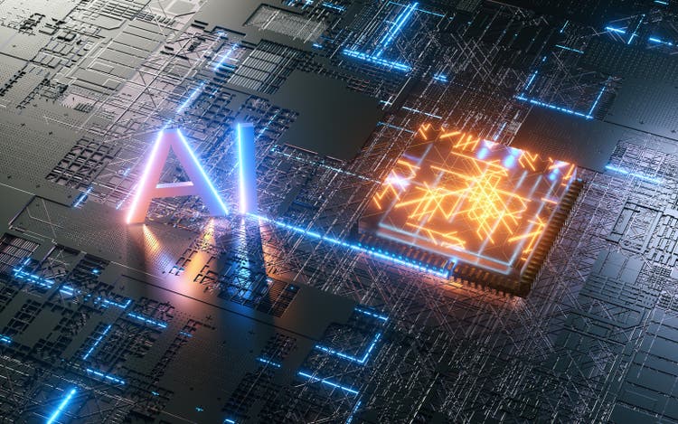 3D rendering abstraction Artificial Intelligence processor unit.