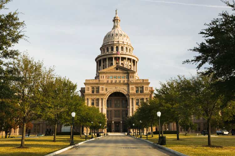 USA, Texas, Austin, State Capitol exterior