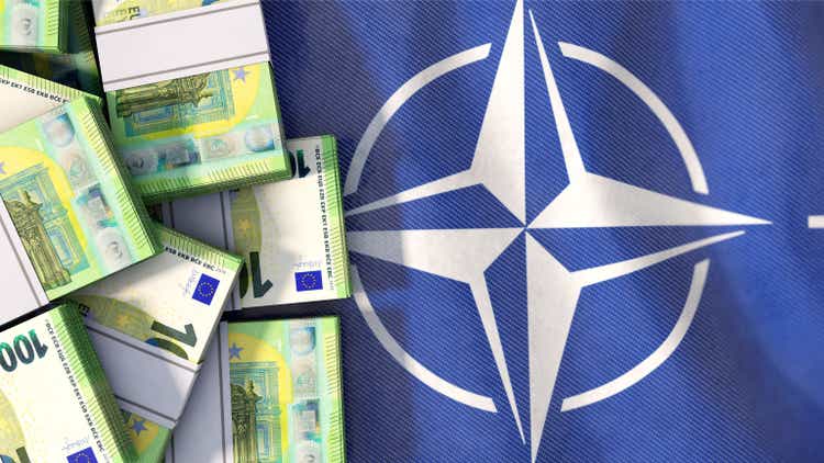 NATO and money (Euro notes)