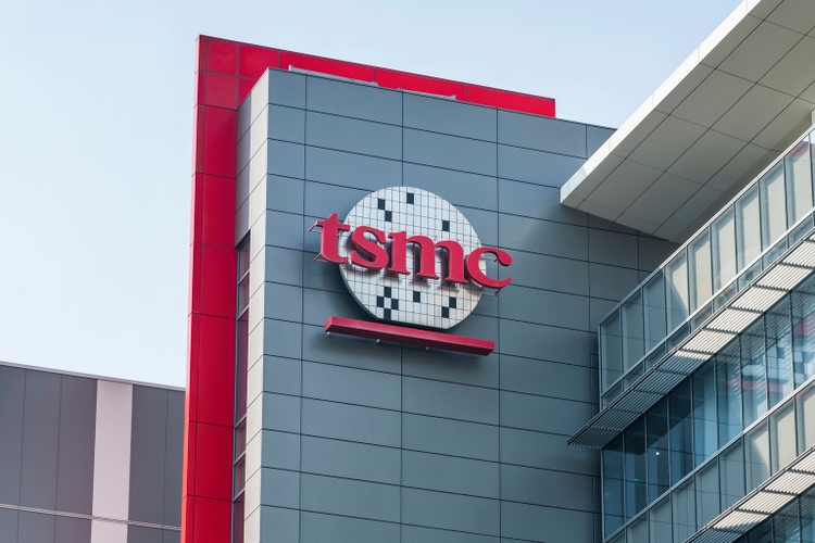 View of the Taiwan Semiconductor Manufacturing Company (TSMC) plant.