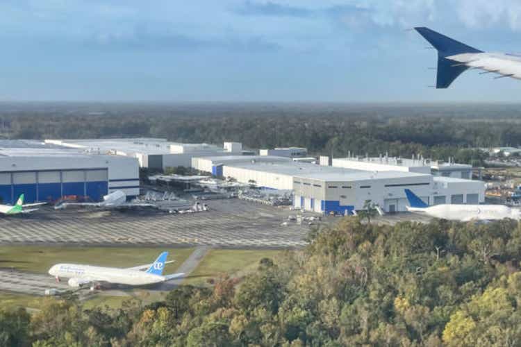 Boeing Charlestone Factory plane