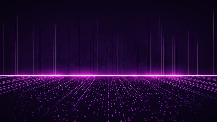 Quantum Horizons Abstract Cyberspace Technology Background