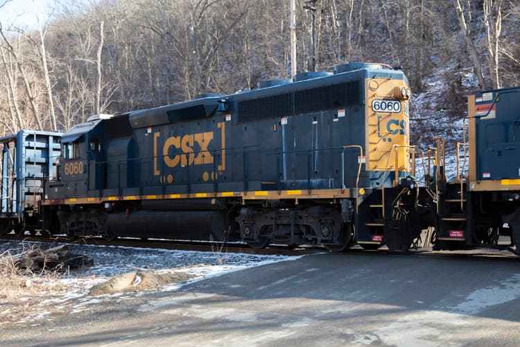 CSX diesel locomotive