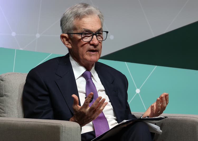 Fed Chair Powell And Google CEO Sundar Pichai Speak At Stanford University